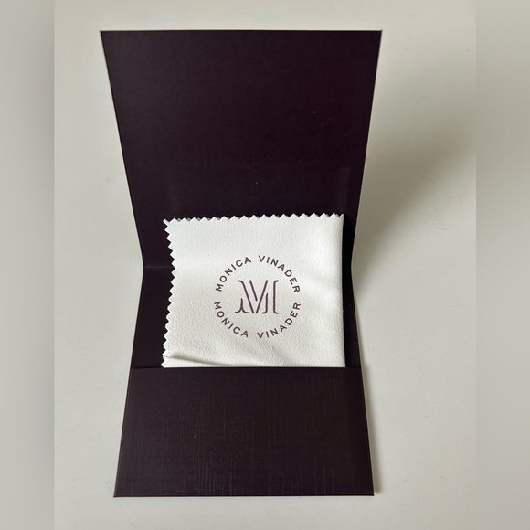 Set of 4 Monica Vinader Jewelry Sleeves and 1 Polishing Cloth - Picture 6 of 9